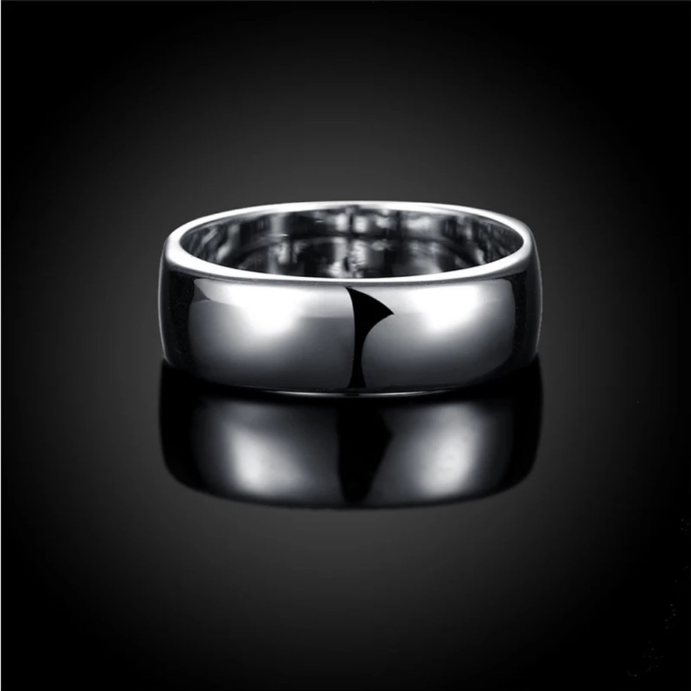 Sliver 925 Sterling Silver Square Circle Ring
Size 10 - Picture 6 of 12